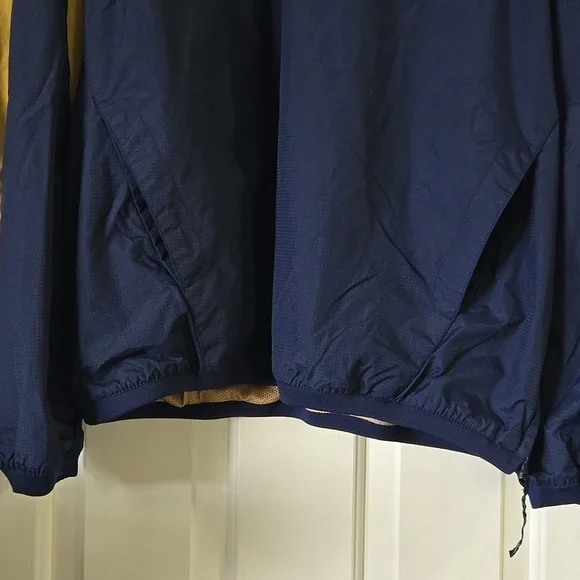 Milwaukee Brewers Majestic Baseball Jacket Embroidered Windbreaker Blue Size XL - Picture 7 of 11